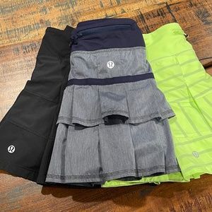 Lululemon Size 4 Reg skorts